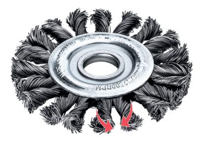 Дисковая жгутовая щетка Lessmann