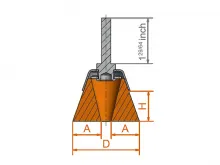 Размеры щетки миниатюрные с хвостовиком Lessmann