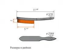 Размеры щетки ручные стандартные Lessmann